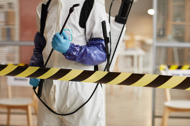 Professional Trauma Scene Cleanup technician working in Columbus, NJ